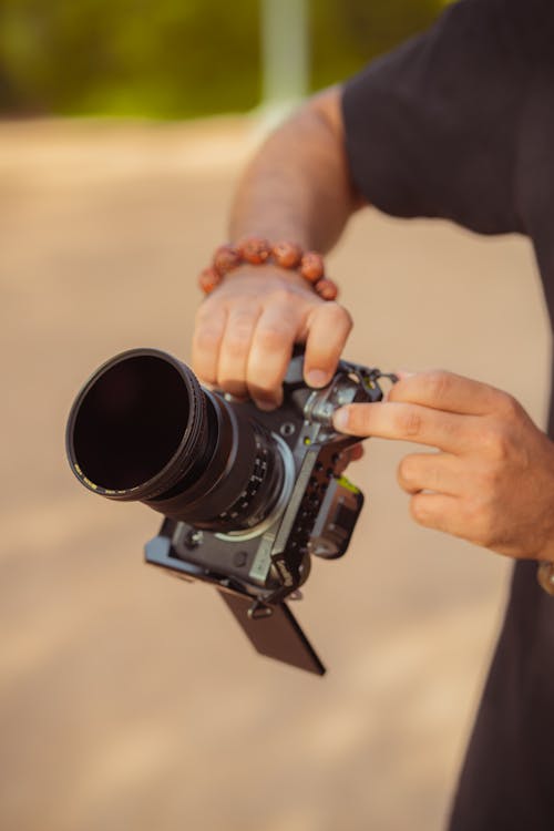 Close-up Photo of Black Camera 