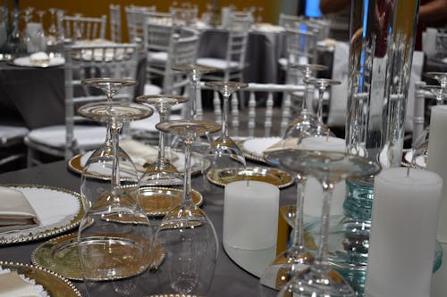 Free stock photo of dishes, wedding party