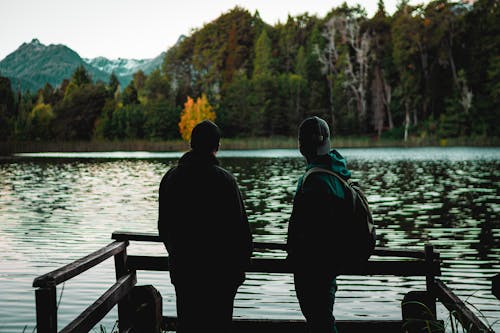 Ilmainen kuvapankkikuva tunnisteilla aamu, ihmiset, järvi