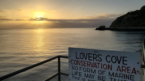 Free Lover's Cove Stock Photo