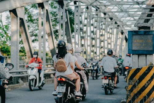 People Riding on Motorcycles 