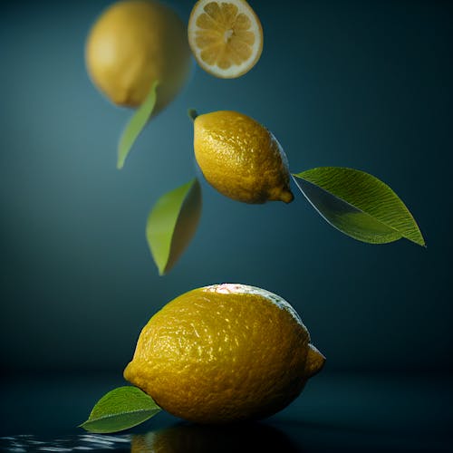 Gratis lagerfoto af citroner, citrusfrugt, kvadratisk format