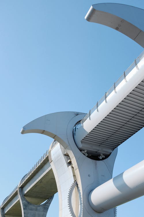 Low Angle View of a Bridge 