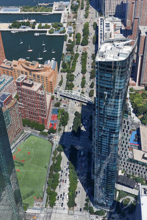 シティ, ニューヨーク, 垂直ショットの無料の写真素材