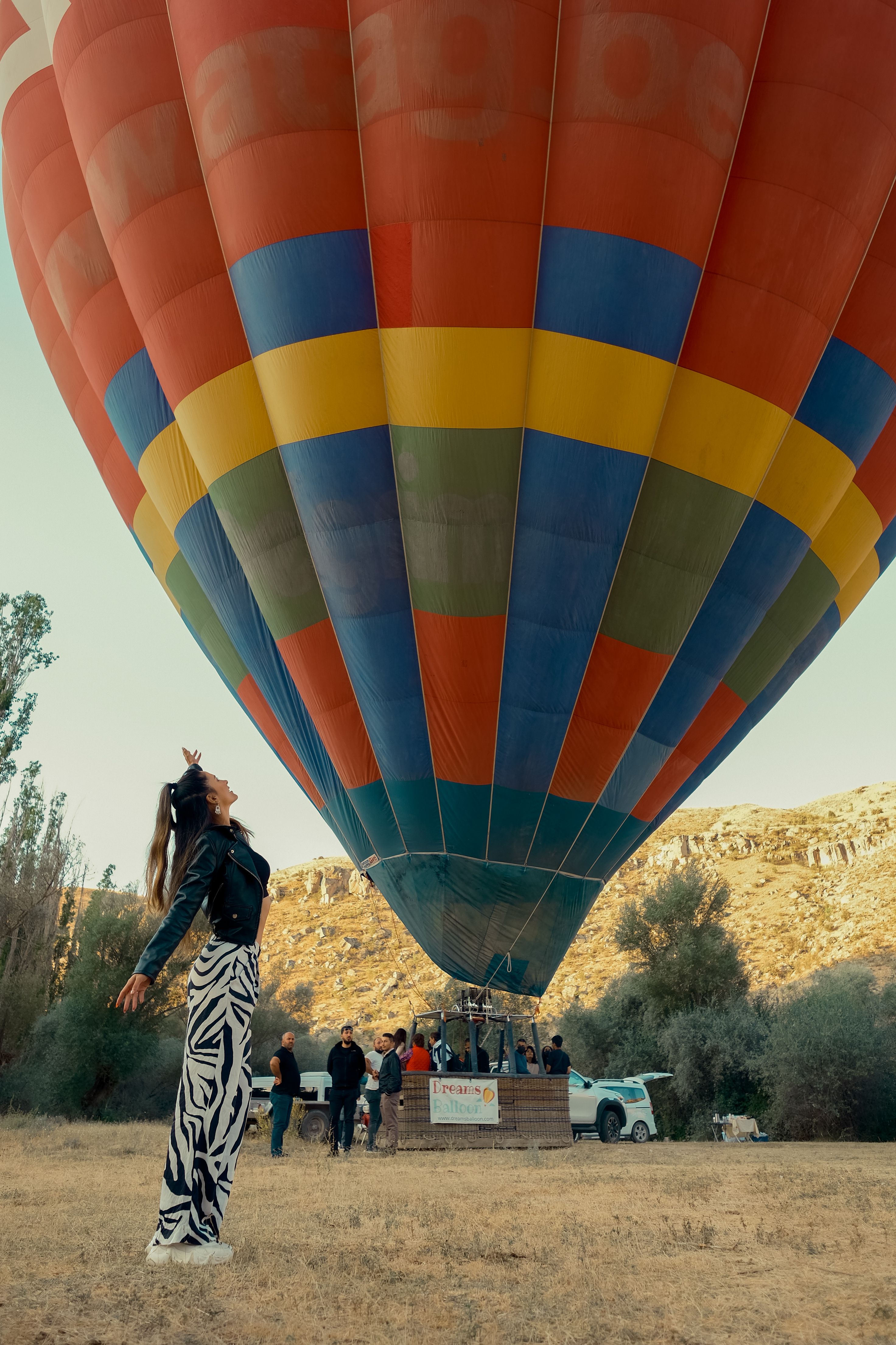 People Riding a Hot Air Balloon · Free Stock Photo