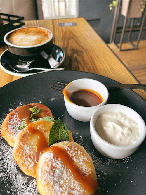 Delicious Pancake in an Earthenware 