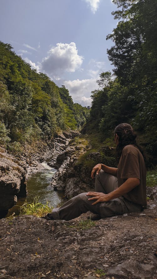Man Looking at a River 