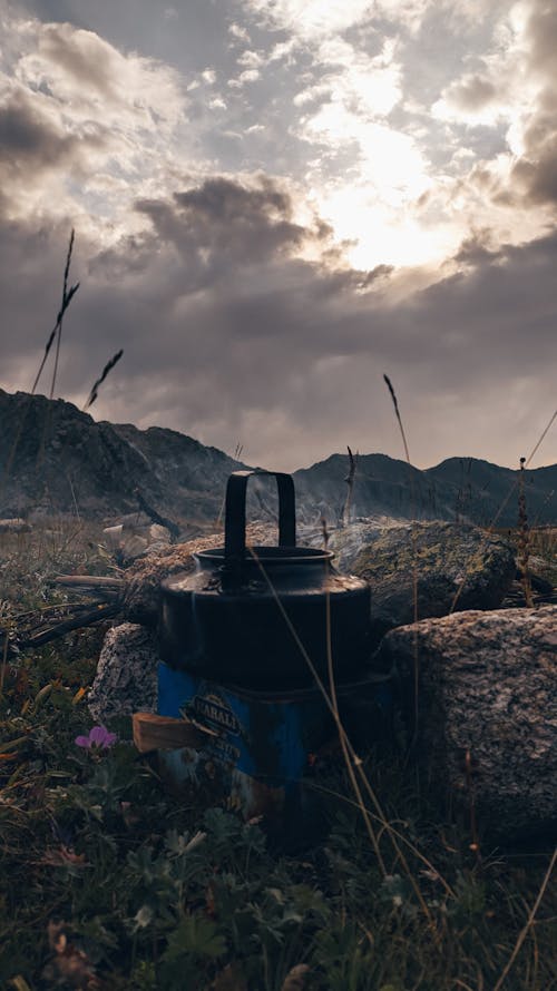 Free stock photo of camping, camping life, cloud background