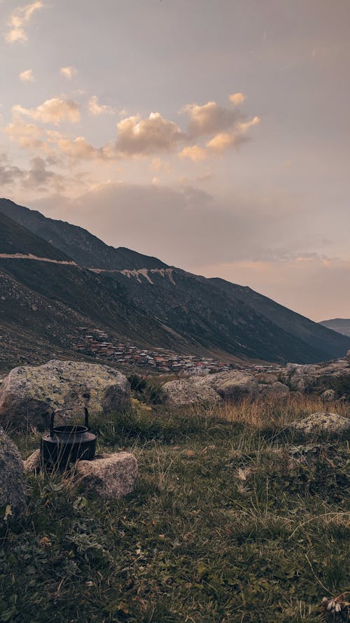 Scenic View of Rocky Mountains