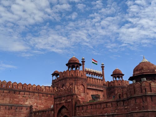 Gratis arkivbilde med blå himmel, delhi, flagg