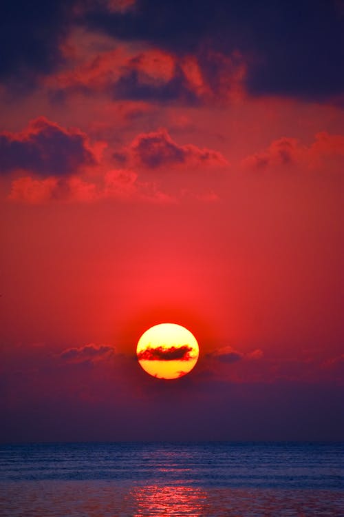 คลังภาพถ่ายฟรี ของ ดวงอาทิตย์, ตอนเย็น, ตะวันลับฟ้า