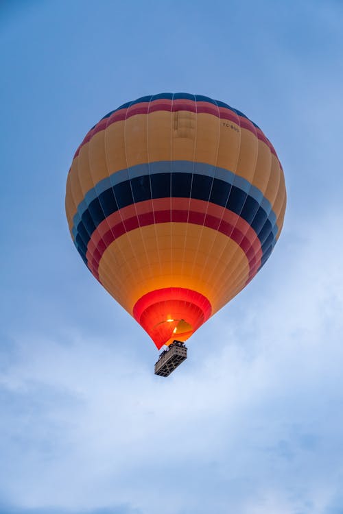 A Hot Air Balloon in the Sky 