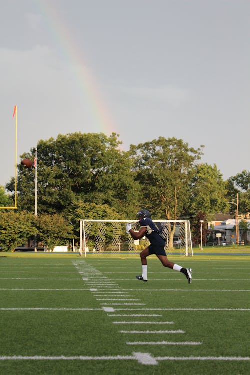 Football Player on Field