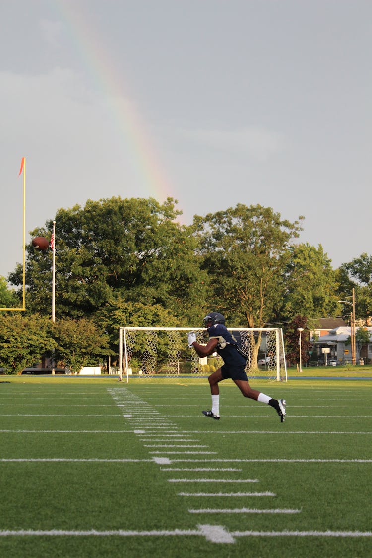 Football Player On Field