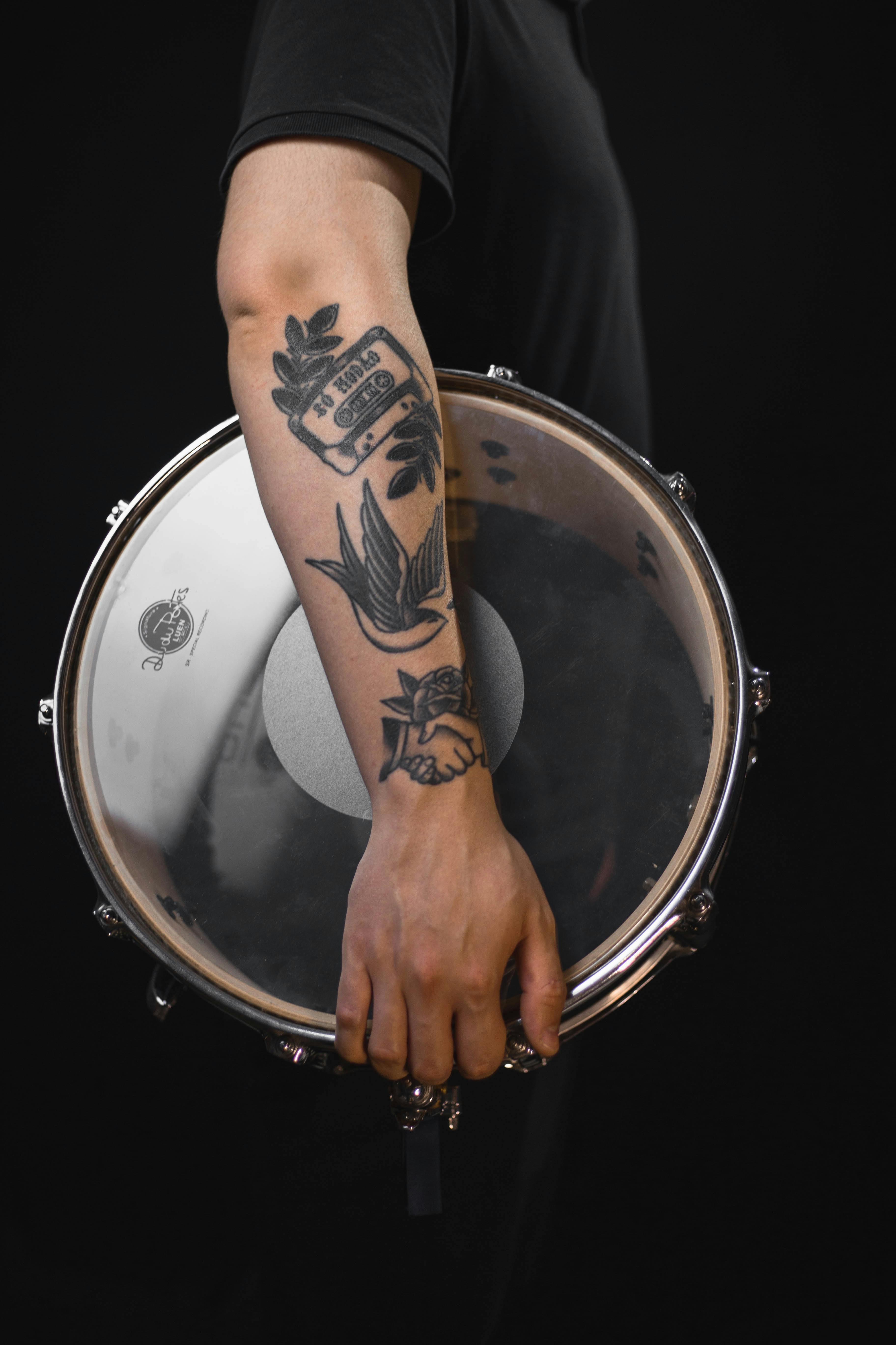 Drum Stick Tattoo | Jimmy Kuder III tattoos at Nowhere Fast … | Flickr