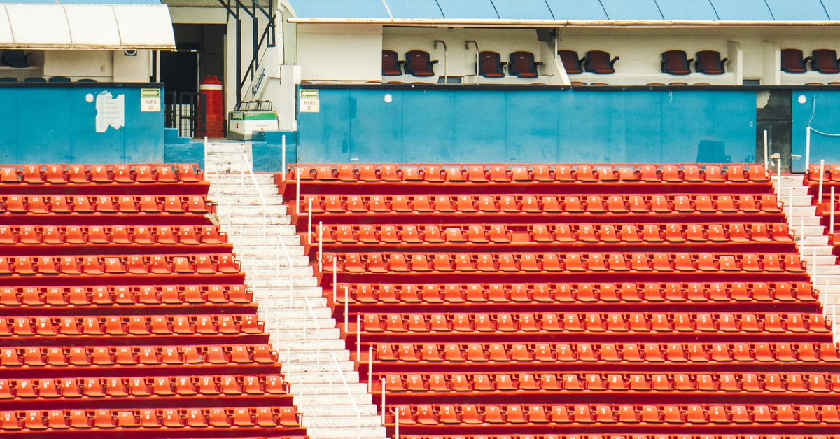 Close-up of Empty Stadium Seats · Free Stock Photo