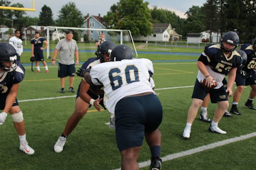 Men Playing Football