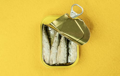 Kostnadsfri bild av kan, mat, sardiner
