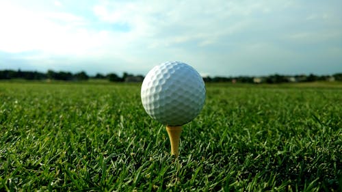 Free stock photo of golf, golf ball, green grass Stock Photo