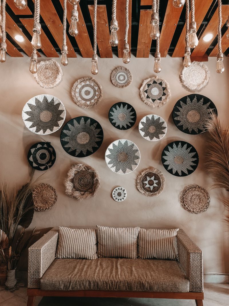 A Built-in Shelving Unit Styled as a Display Feature