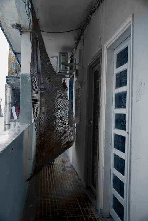 Free stock photo of old building, raining