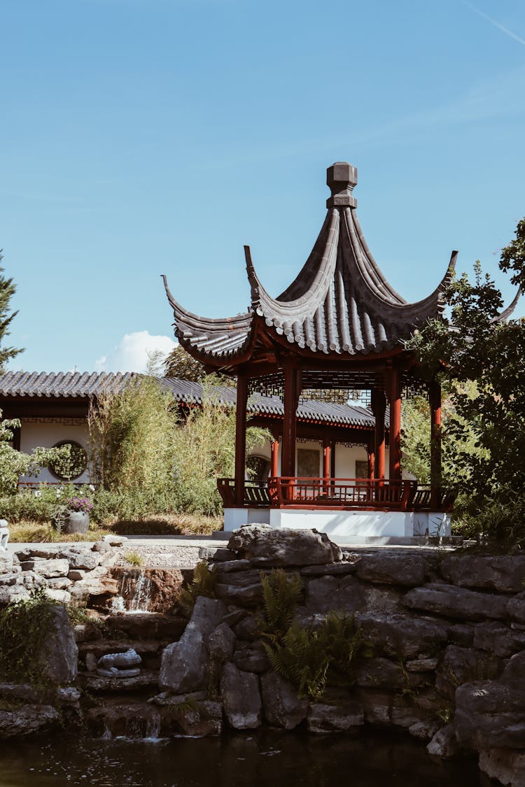 Pavilion In A Chinese Garden