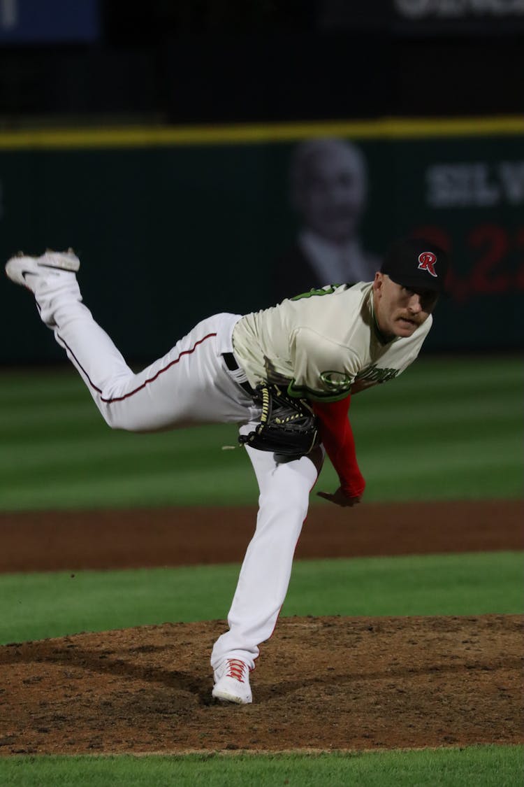 Baseball Player On The Ground