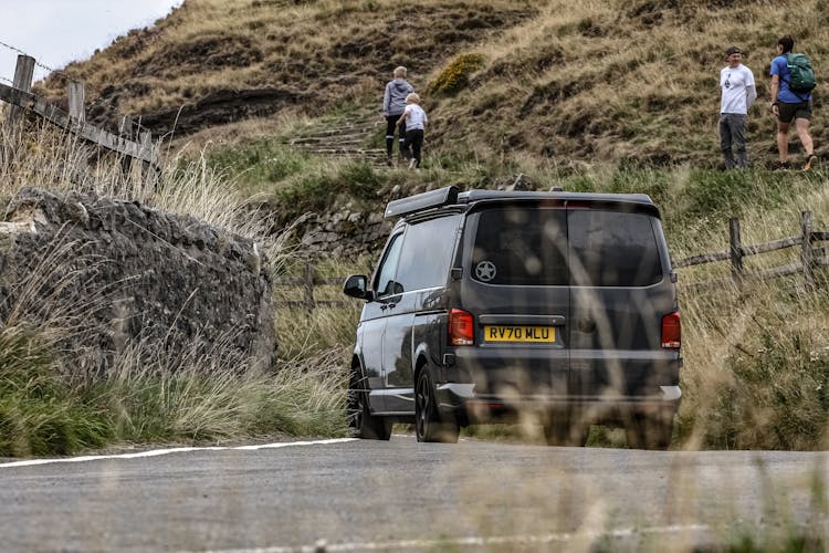 Black Van On The Road