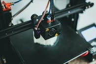 A Close-Up Shot of a 3D Printer