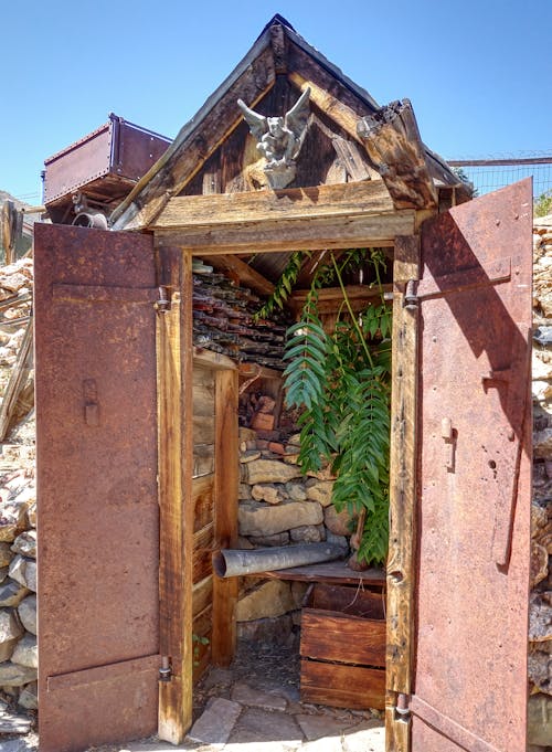 Free Devils outhouse Stock Photo