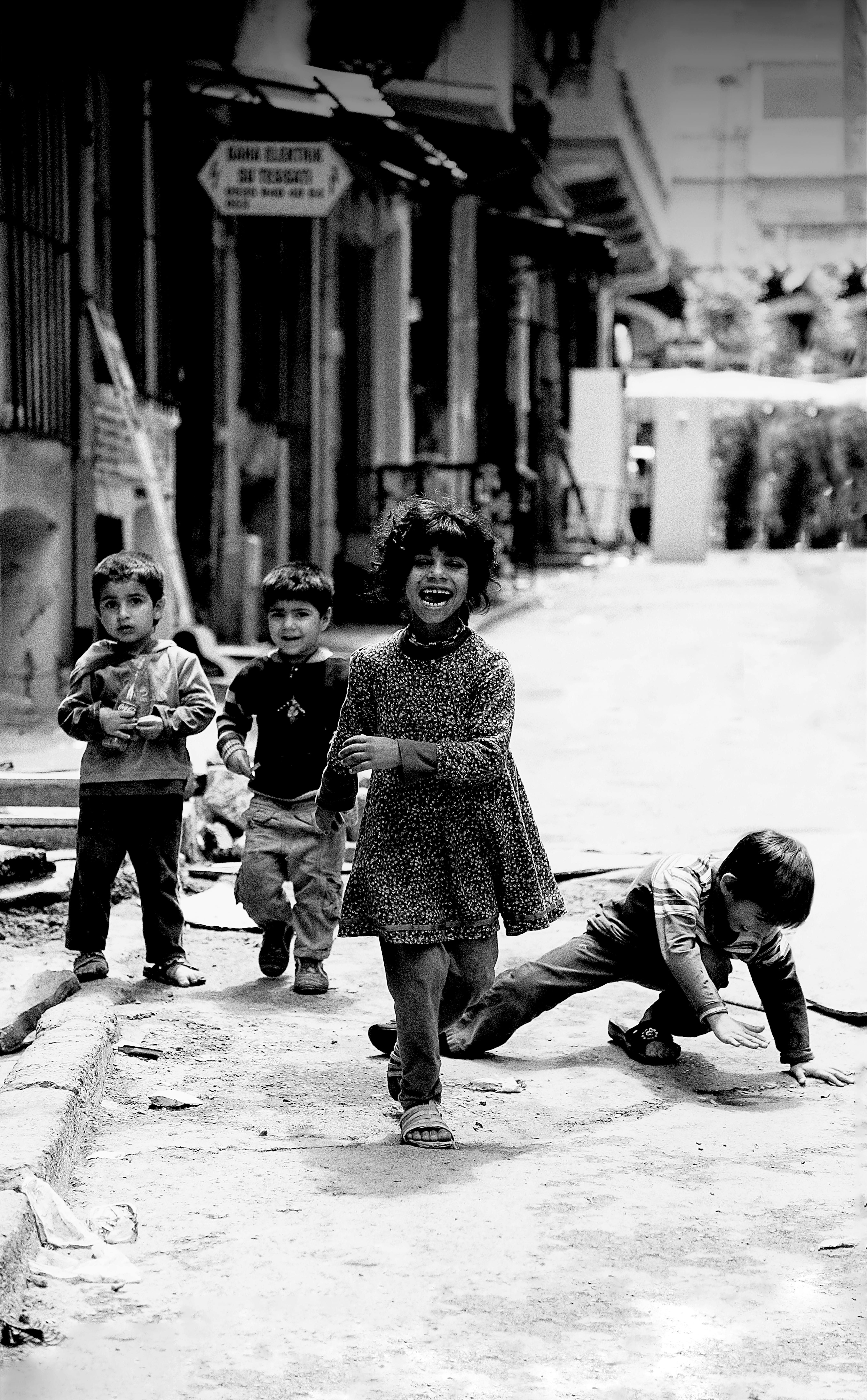 Happy Children Playing on Street · Free Stock Photo, image size:4225x6819