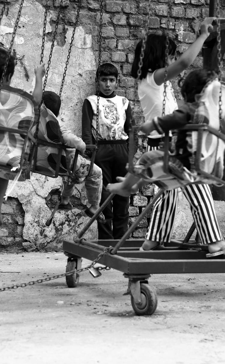 Children On A Playground 