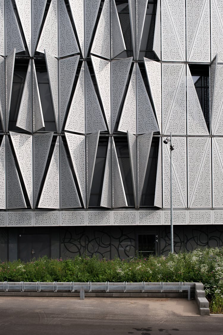 Facade Of The University Of Southern Denmark In Kolding, Denmark