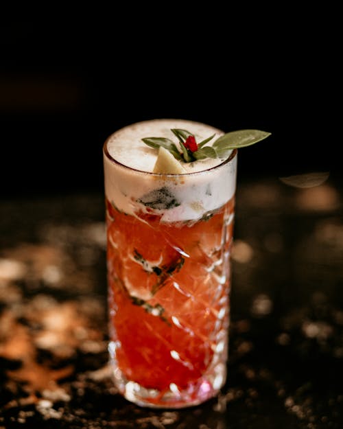 Free Cocktail in a Glass Stock Photo