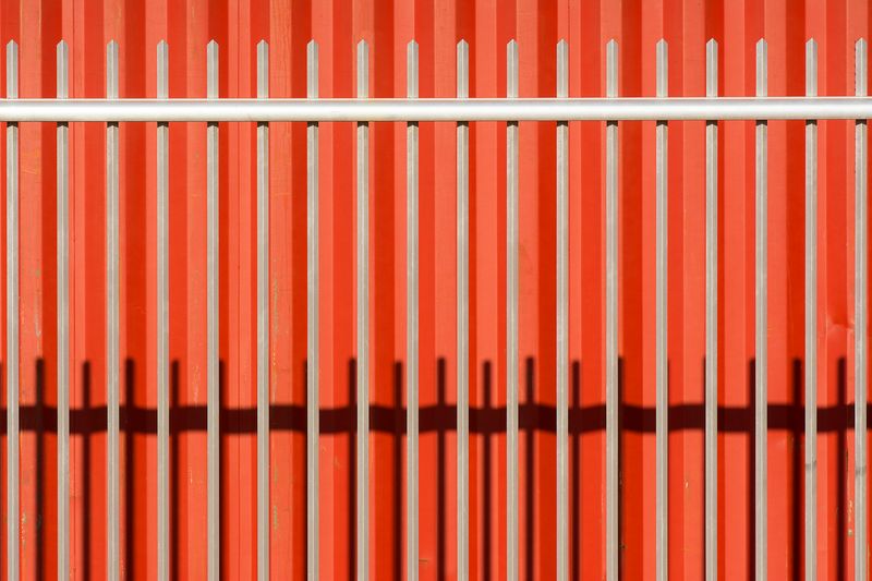 Steel palisade fencing