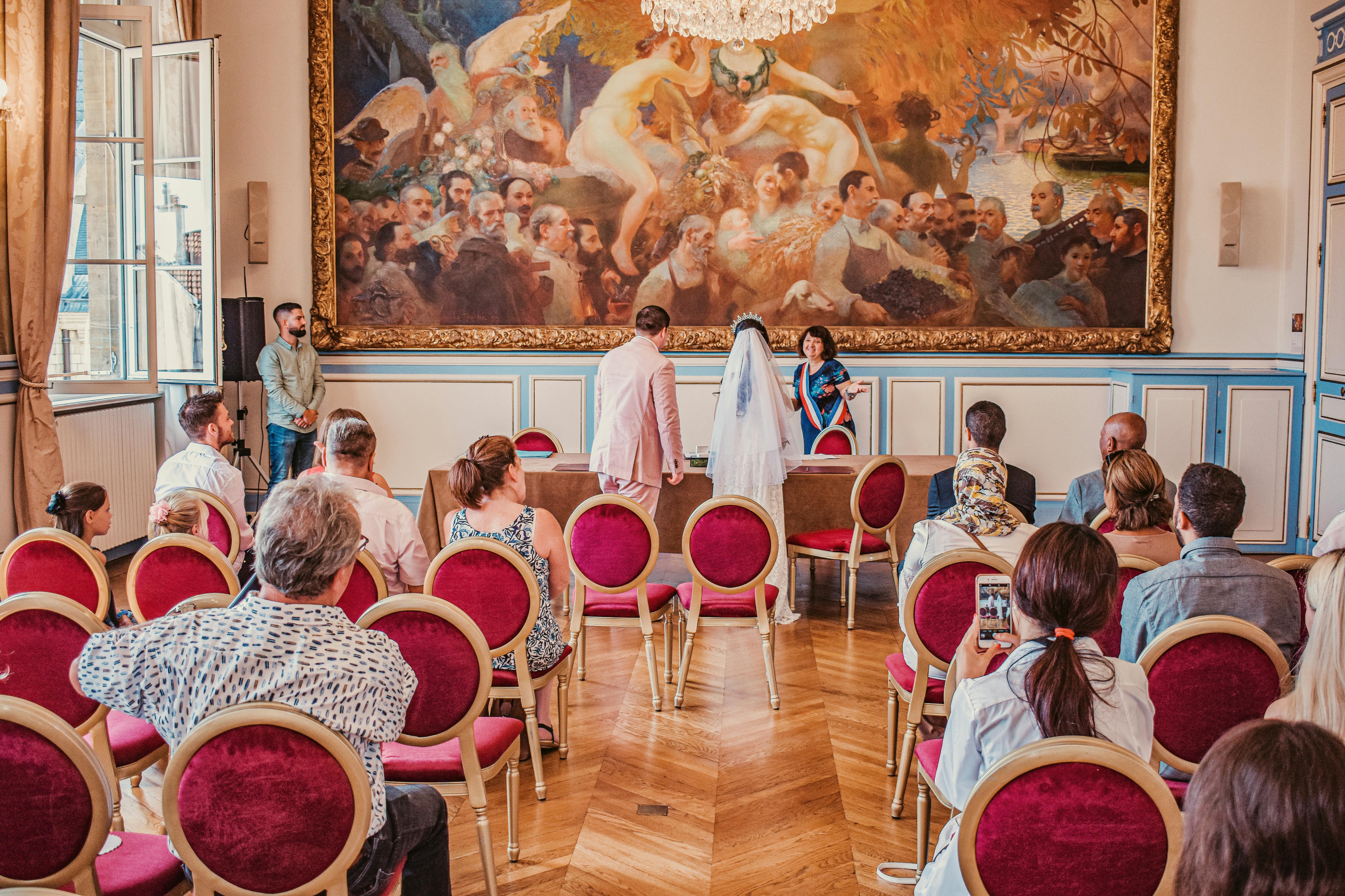 Wedding in Town Hall · Free Stock Photo