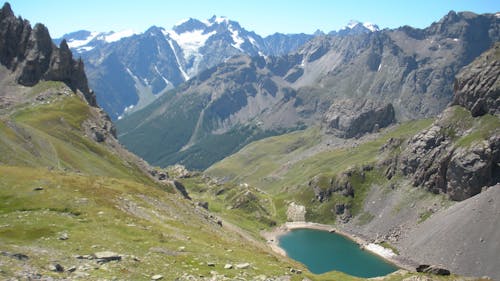 山, 山谷, 岩石的 的 免费素材图片