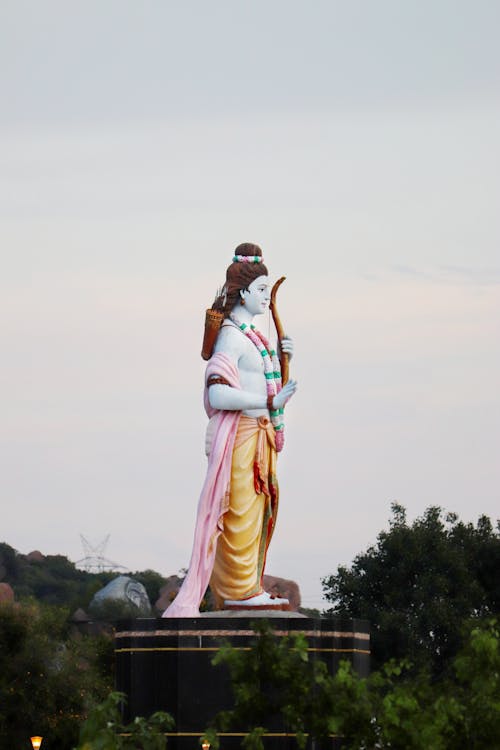 Free Statue of a Hindu Goddess Stock Photo