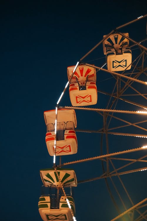 Ferris Wheel Under Night Sky