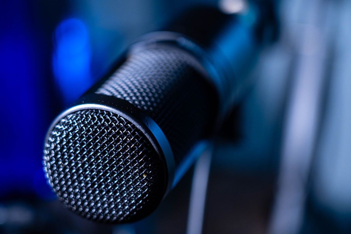 Russian high-fidelity recording studio microphone