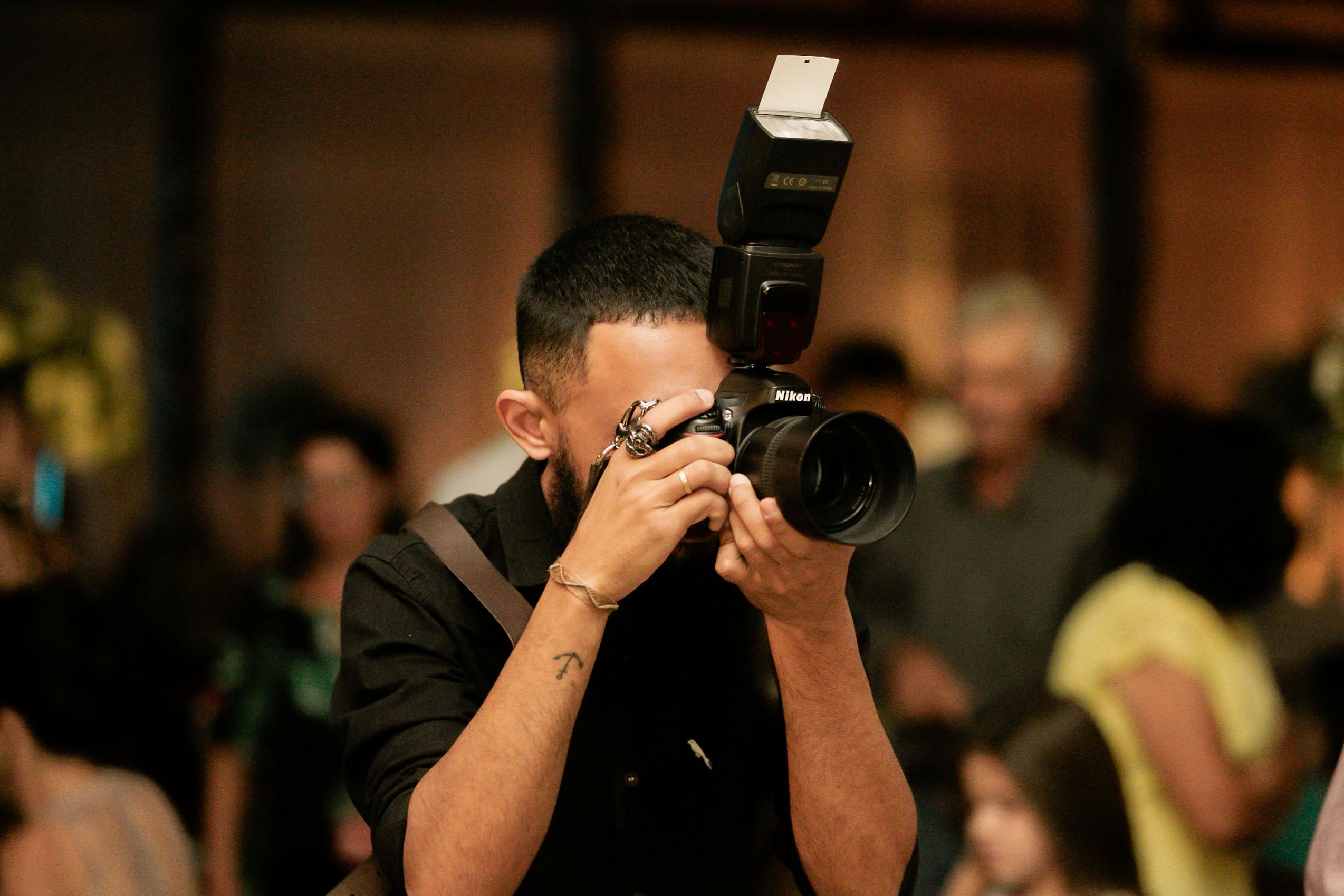 Photographer With Two Cameras · Free Stock Photo