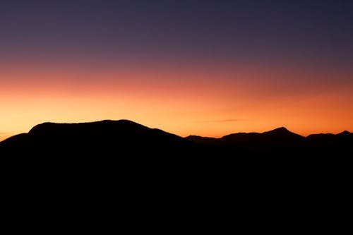 Free stock photo of beautiful sunset, colours, mountains