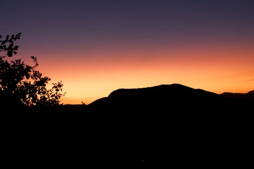 Free stock photo of beautiful sunset, mountain, sky