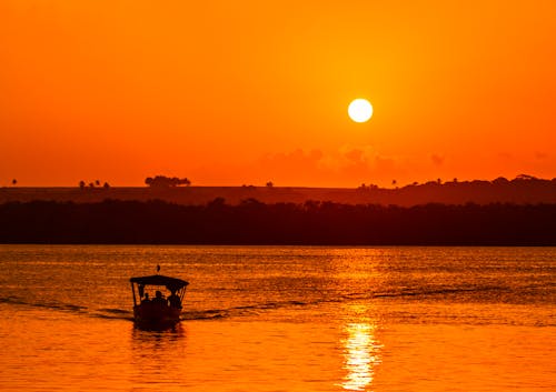 Free stock photo of sunset