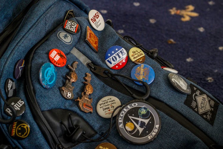 Pins On A Bag