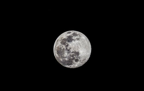 Foto profissional grátis de Céu escuro, fotografia da lua, lua cheia