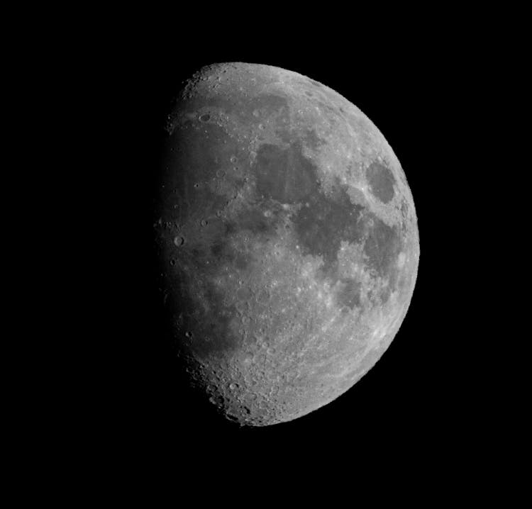 Close-Up Shot Of The Moon 