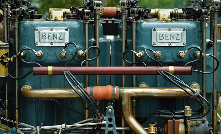 Close-up Of Engines 