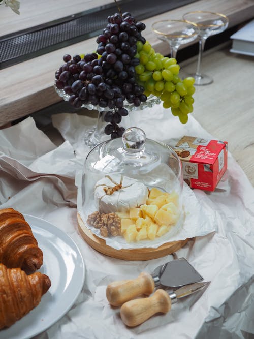 Free French Style Breakfast  Stock Photo