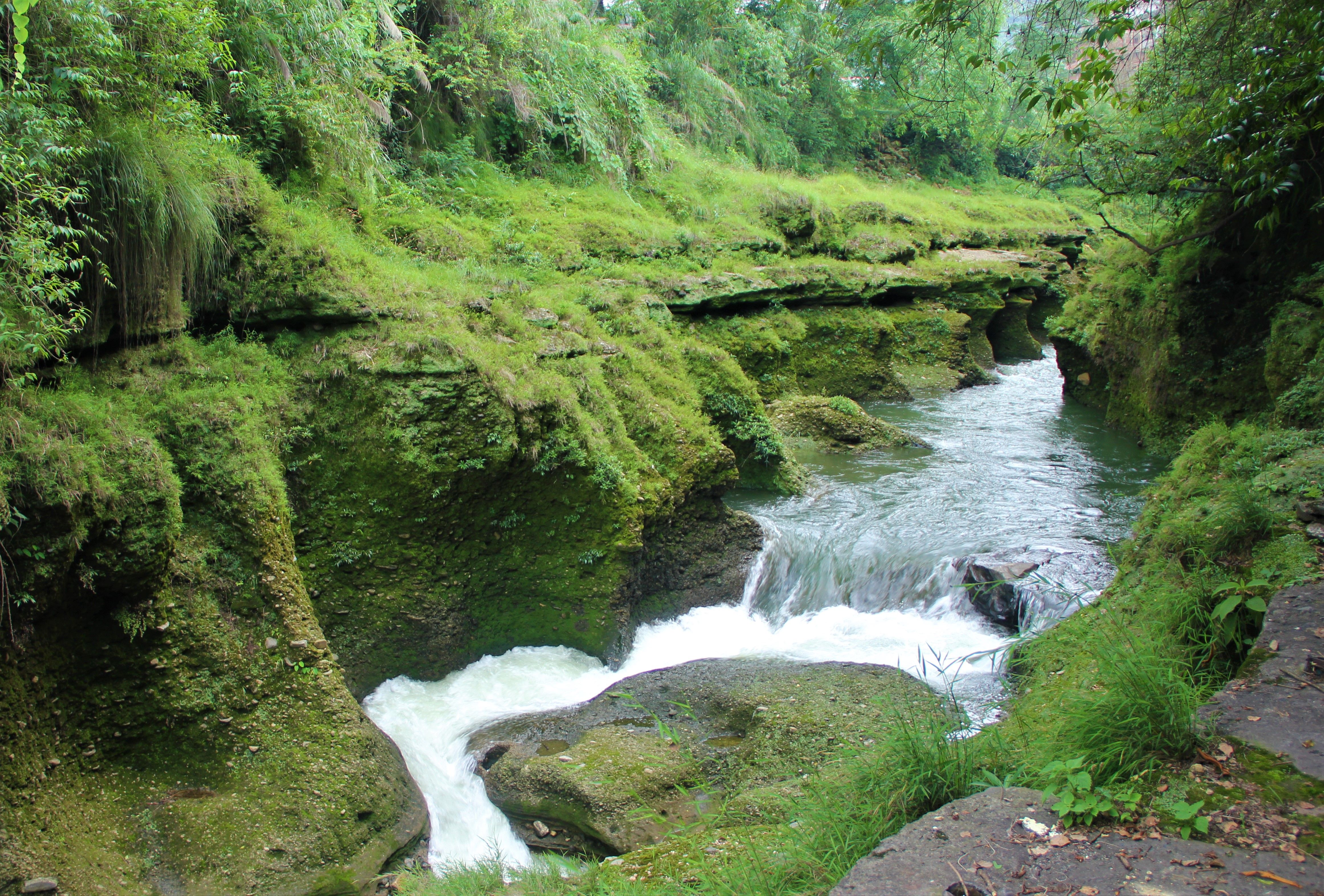 Free Stock Photo Of Green Waterfall David Fall Nepal Water Mountain